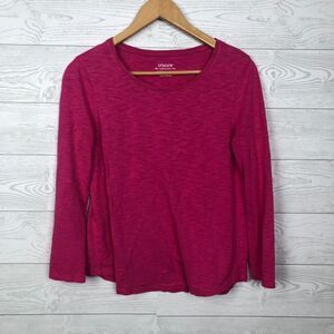 Chico's Women's The Ultimate Tee 3/4 Sleeve Cotton Blend Scoop Neck Size 0/Small